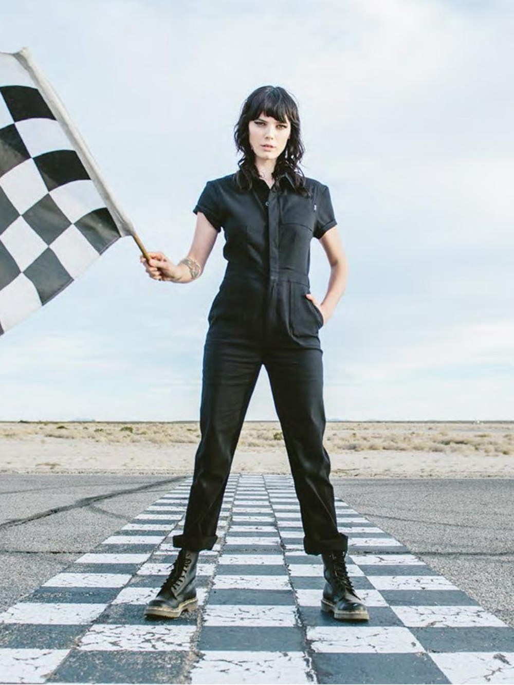 Black ATWYLD Utility Pit Crew Jumpsuit XS